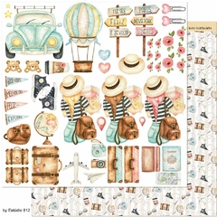 Papel para scrapbooking Litoarte - SD-1139