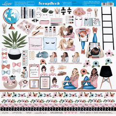 Papel para scrapbooking Litoarte - SD-1152 - comprar online