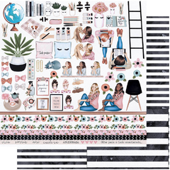 Papel para scrapbooking Litoarte - SD-1152