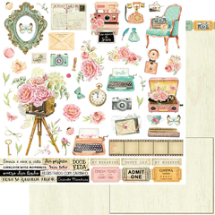 Papel para scrapbooking Litoarte - SD-1156