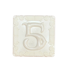 Aplique de Resina - Placa Número 5 - comprar online