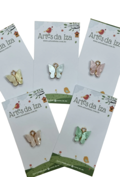 Pingente Borboleta Madre-pérola - Rosa claro na internet