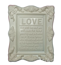 Aplique de Resina - Moldura Love - comprar online