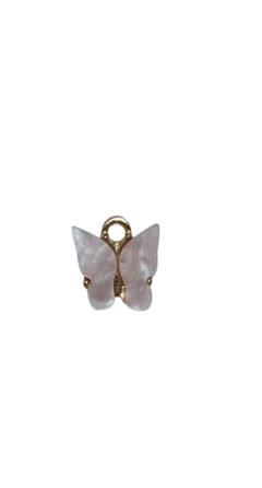 Pingente Borboleta Madre-pérola - Rosa claro - comprar online