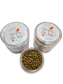 Enchimento para Shaker Mini Miçangas douradas - comprar online