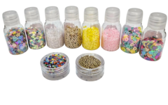 Enchimento para Shaker Mini Círculos coloridos - Artes da Iza