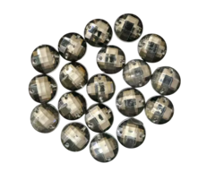 Chaton redondo 12mm - Fumê - comprar online