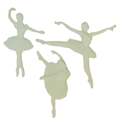 Aplique de Resina - Bailarinas - KIT 2 - comprar online