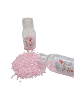Enchimento para Shaker Mini Pérolas rosa - comprar online