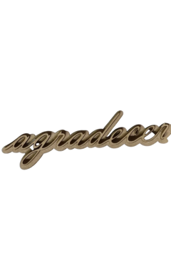 Aplique em mdf palavra ¨AGRADECER¨ com fundo - comprar online