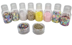 Enchimento para Shaker Mini Círculos dourados - Artes da Iza