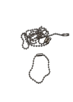 Corrente de Bolinhas 2,5mm com Fecho Canoa - Prata - comprar online