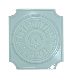 Aplique de Resina - Placa Quadrada V - comprar online