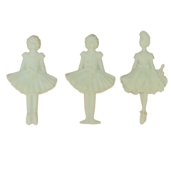 Aplique de Resina - Bailarinas - KIT 3 - comprar online