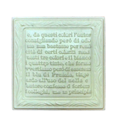 Aplique de Resina - Placa Escritas (quadrada) - comprar online
