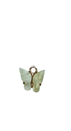 Pingente Borboleta Madre-pérola - Amarelo - comprar online