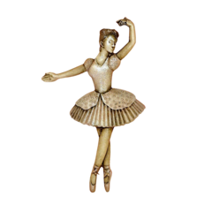 Aplique de Resina Pintado - Bailarina - comprar online