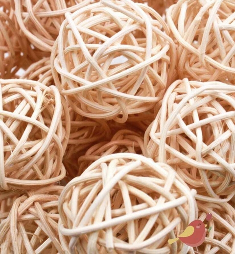 Bola de rattan 30mm - Bege