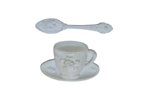 Aplique de Resina - Xícara com colher - modelo 1 - comprar online