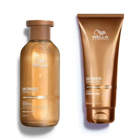 Wella - Ultimate Smooth Kit Shampoo 250 Ml + Acondicionador 200 Ml