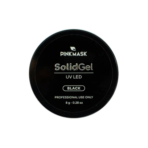 Pink Mask - Solid Builder Gel Black X 8g - comprar online