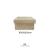 Caixa quadrada 10 x 10 x 5 em mdf c/ tampa sapato