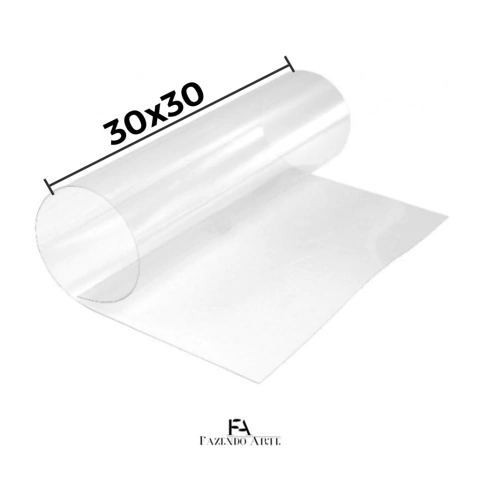 Folha de acetato transparente 300 micras - loja online