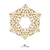 Mandala grande de 45cm em mdf 3mm (modelo 9)