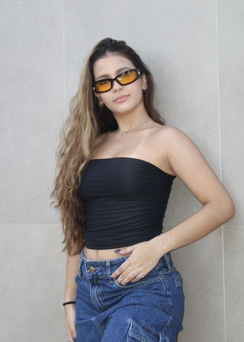 top alongado 'tube' (preto)