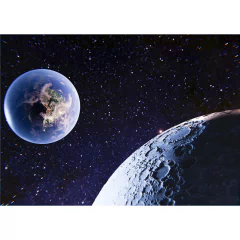 Empapelado Tierra y Luna - comprar online