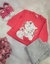 Conjunto De Inverno Bebê Rosa Com Cinza