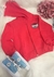 Conjunto De Inverno Vermelho Com Touca - comprar online