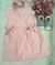 Vestido Infantil Bebê Rosa Com Bolinhas