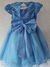Vestido Infantil Azul Bebê Luxo - comprar online