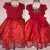Vestido Infantil Vermelho Luxo