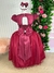 Vestido Infantil Marsala Longo Luxo na internet