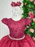 Vestido Infantil Marsala Longo Luxo - comprar online