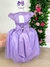 Vestido Infantil Longo Lilás Dama De Honra na internet