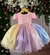 Vestido Infantil Arco Íris ,Unicornio , Chuva de Bencao