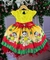 Vestido Infantil Temático Magali Amarelo Luxo