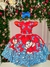 Vestido Infantil Mônica Vermelho Luxo