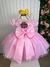 Vestido Infantil Jardim Encantado Rosa Com Borboletas Luxo - loja online
