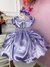 Vestido Infantil Lilás Cetim Sofia/Festa na internet