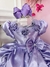 Vestido Infantil Lilás Cetim Sofia/Festa - comprar online