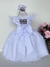 Vestido Juvenil Branco Com Renda - loja online