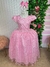 Vestido Infantil Longo Rosa Bebê Dama De Honra