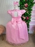 Vestido Infantil Longo Rosa Bebê Dama De Honra na internet