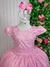 Vestido Infantil Longo Rosa Bebê Dama De Honra - comprar online