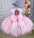 Imagem do Vestido Infantil Jardim Encantado Rosa Luxo