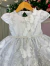 Vestido Infantil Jardim Encantado Branco/Batizado Realeza Luxo - comprar online